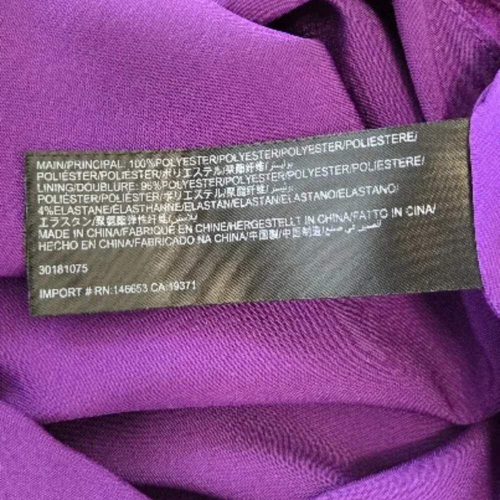 KEEPSAKE the label  Infinity Midi Dress grape in grape asymmetric hem Sz S - Picture 10 of 11